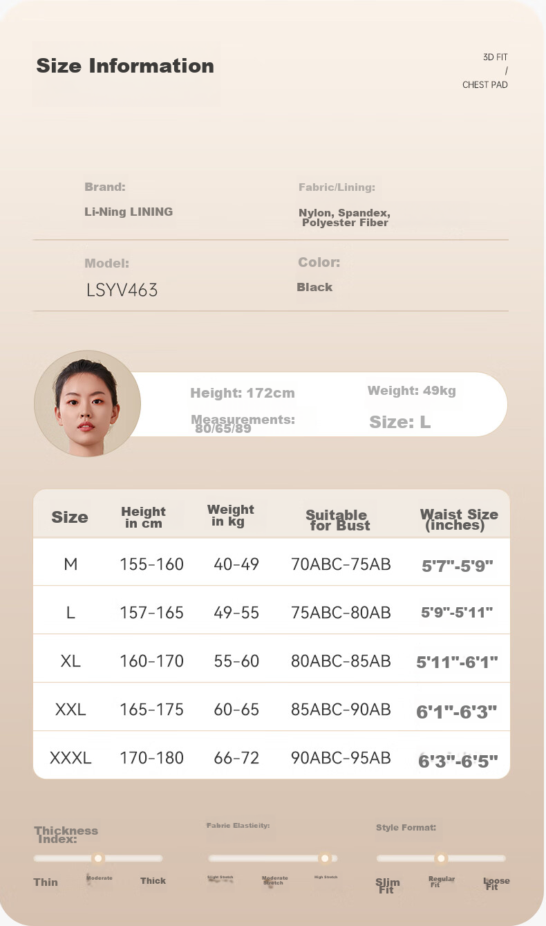 Li-Ning One-Piece Swimsuit for Women, Square-Leg Swimming Costume, Professional Athletic Conservative Slimming Hot Spring Swimwear, 4631 Black And Gray, Size L 10