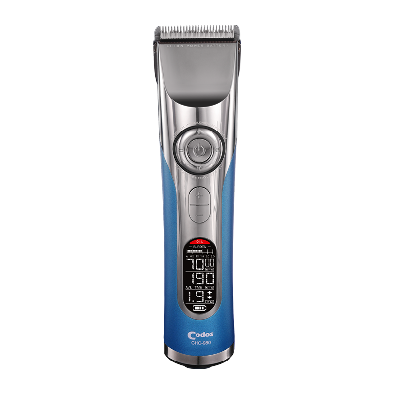 Codos 980 Deep Lake Blue Electric Hair Clipper, Rechargeable Electric Shaver, Professional Hair Salon Use, Graduation Gift