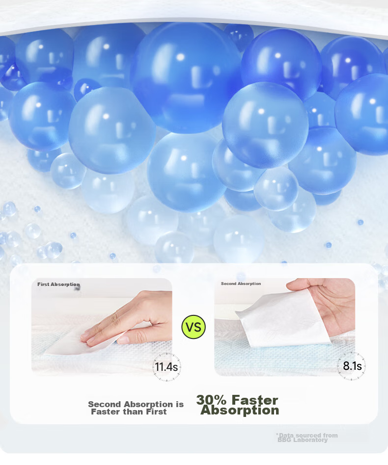 BBG Yuanqi Baobei Series Diapers, M Size, 46 Pieces (5-9kg), Medium Size, Baby Diapers, Ultra-Thin, Soft And Breathable 2