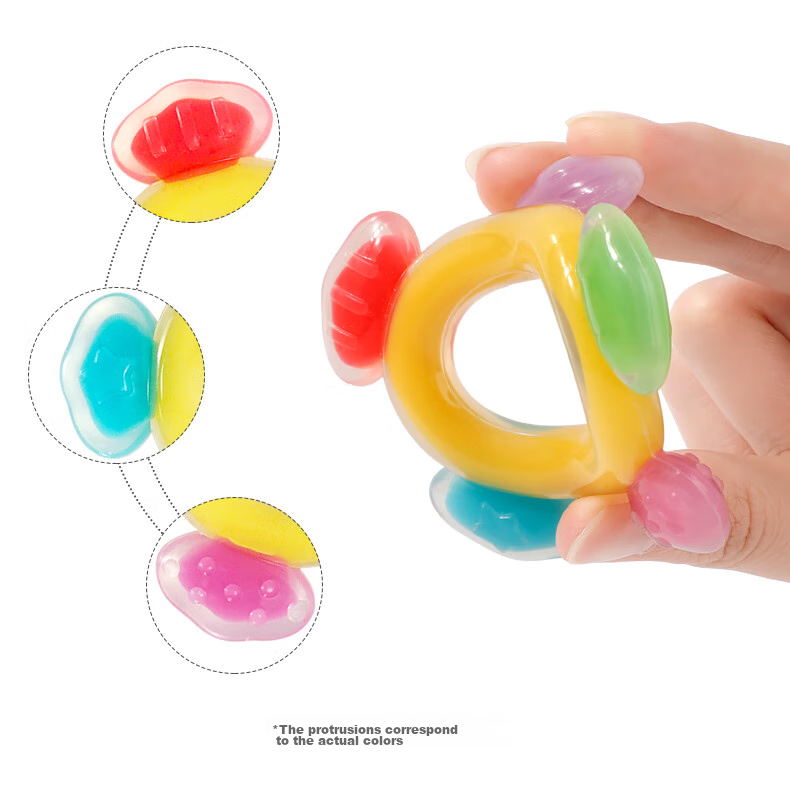 Haakaa Large Palm Teether 0-6 Months Baby Chew Toy Boilable Pacifier Hand Sucking Prevention Soothing Toy 14