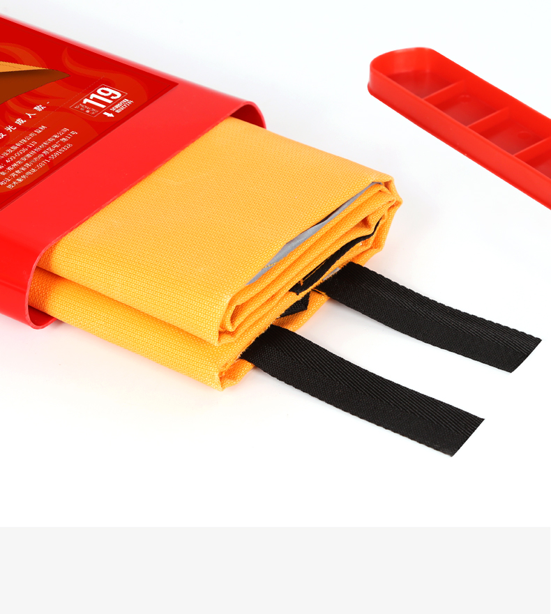 Qu Xing Thickened Silicone Fireproof Cloak Fire Extinguishing Cape Fire Insulation Blanket Home Emergency Fire Escape Adult Version 1