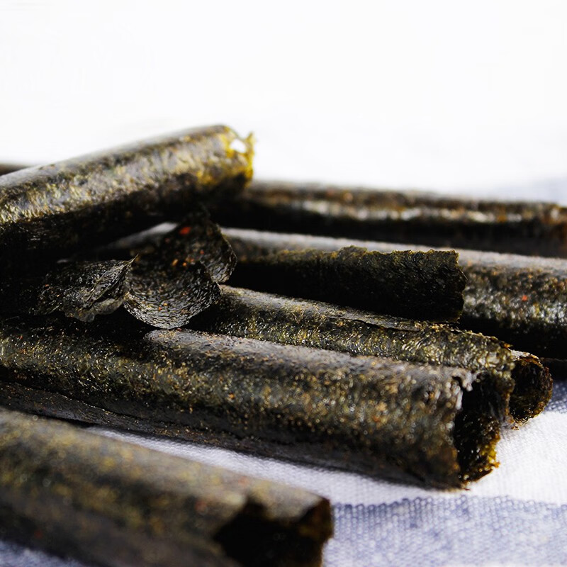 老板仔海苔卷烧烤味 泰国进口 脆紫菜 儿童 休闲零食 独立包装3g*15条