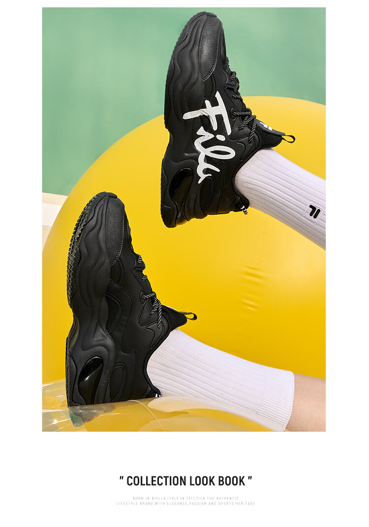 FILA FUSION Official Trendy Brand Women's Shoes BUBBLE Dad Casual Running Shoes Versatile Bubble Shoes 12