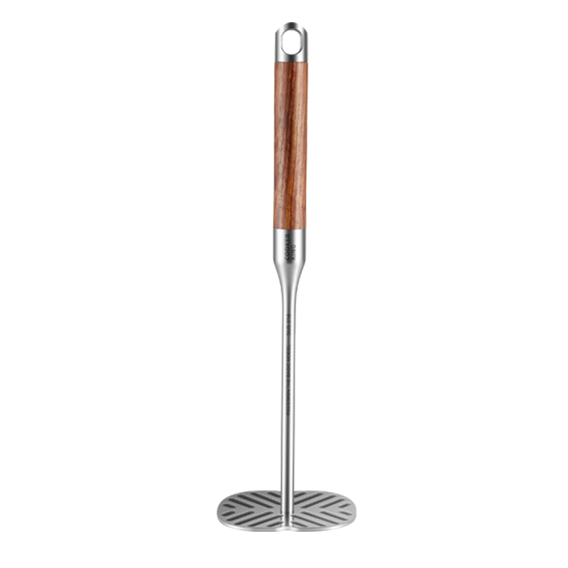 COOKER KING Potato Masher, 316 Stainless Steel Thickened Potato Masher Tool, Fruit Press