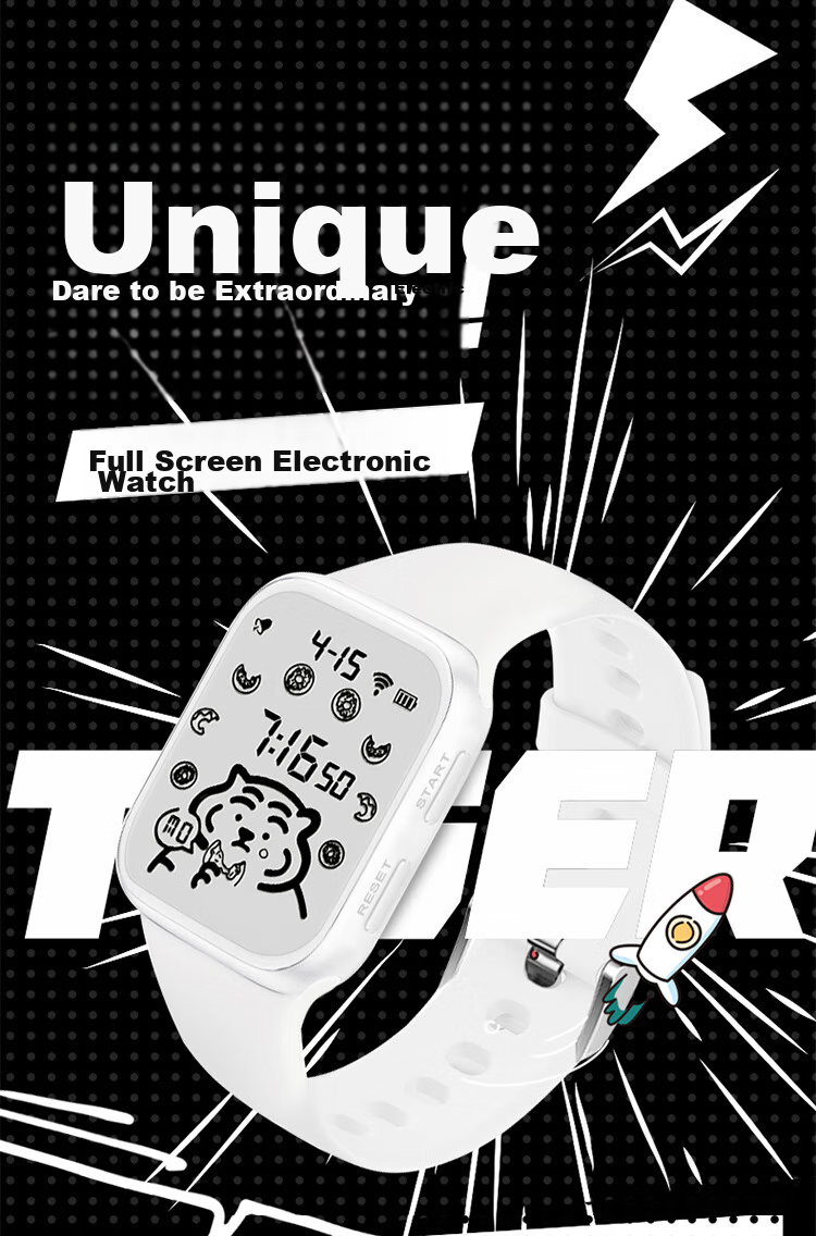 MAX-G Full-Screen Watch for Teenagers, Middle School Students, Girls And Boys, Electronic Watch with Alarm, Waterproof, Luminous, Sports Watch for Childre 2
