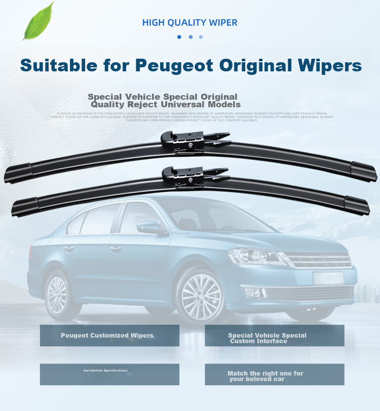 Aoye Windshield Wipers Suitable for Mercedes-Benz Viano 06-15/10, 1 Pair of Boneless Wipers, Front Windshield Wipers, 28+26 Inches 4