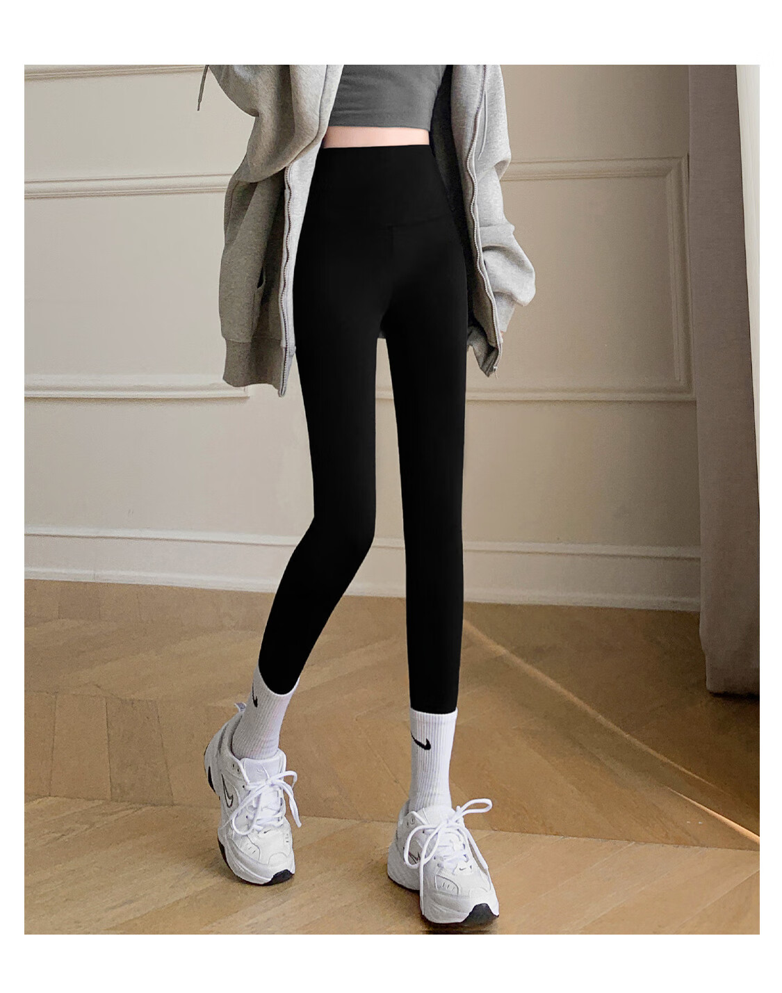 LangSha High-Waisted Tummy Control Leggings for Women, 400g Slimming Thermal Underwear, Warm Cotton Pants Suitable for Yoga, Butt-Lifting And Outdoor Wear 16