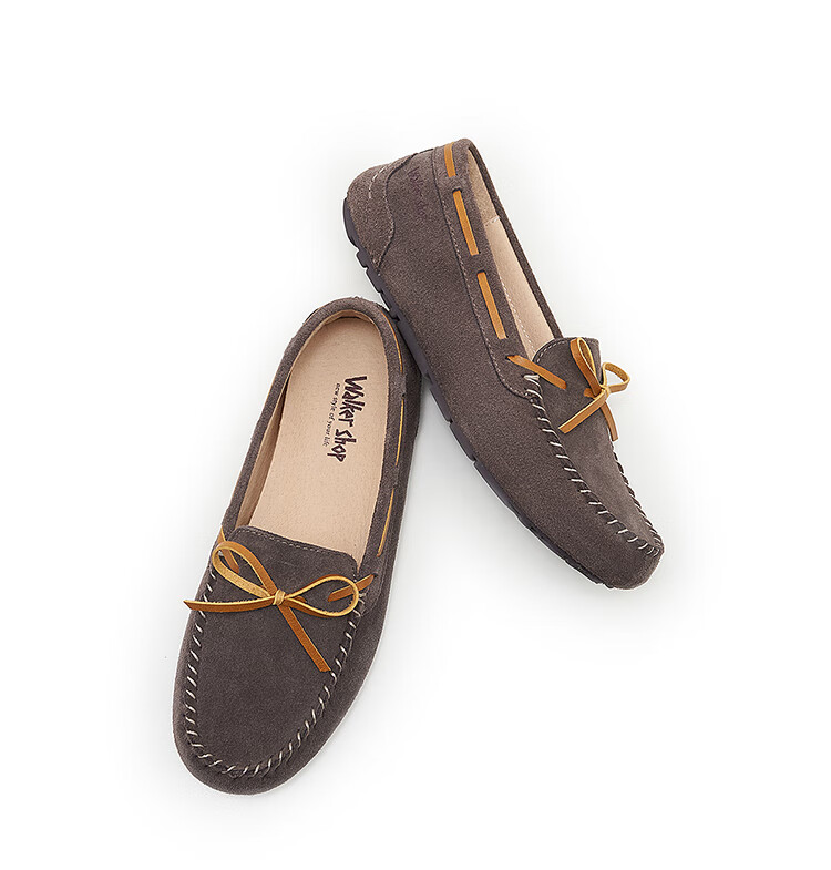 Walker Shop Aokasuo Casual Shoes for Women, Single Shoes, Soft-Soled Loafers for Office, Slip-On Flat Loafers for Women C131016 16