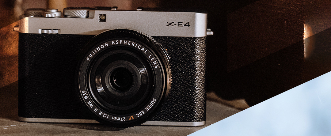 富士fujifilmxe4xe4微单相机单机身银色2610万像素4k视频180度翻转