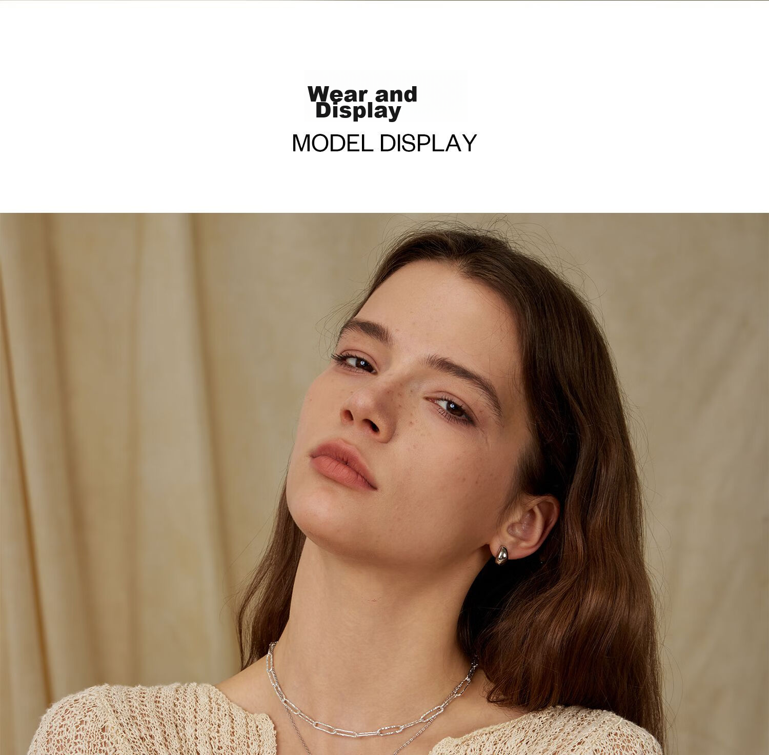 Arsis Simple Letter Pendant Necklace for Women, S925 Silver Collarbone Chain, Birthday Gift for Girlfriend, Letter M 12