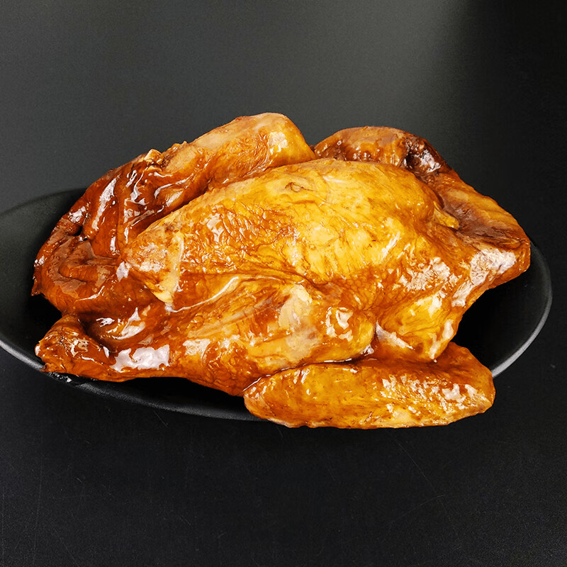 凤起德州烧烤鸡600g 卤味鸡肉类熟食烧烤味扒鸡德州烧鸡整鸡开袋即食
