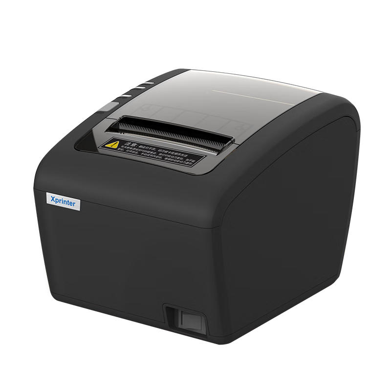 XINYE XP-C160H 80mm Thermal Receipt Printer, Restaurant Hotel Kitchen Meituan Takeout Supermarket Bubble Tea Shop Cashier Receipt Printer with Automatic Paper Cutter USB And Cutter