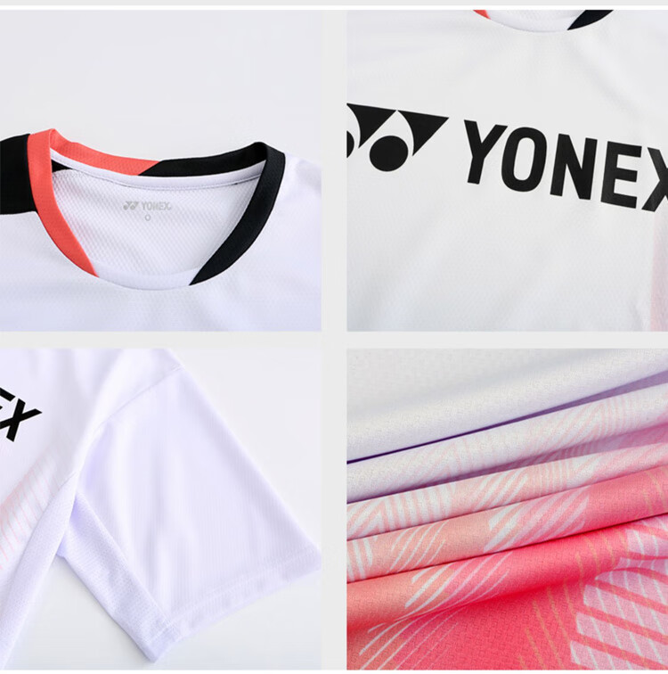 YONEX Badminton Shirt, Breathable Quick-Dry Sports T-Shirt for Women, 210143BCR Denim Navy Blue O/XL 5