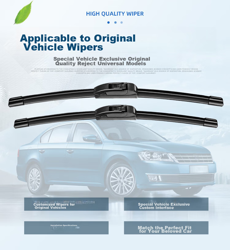 Aoye Windshield Wipers Suitable for Roewe 950(11-19)/e950, Frameless Design, Original Size Front Wipers, 1 Pair, 26+18 Inches 4