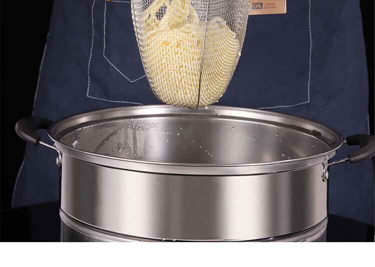 BJ 304 Stainless Steel Oil Strainer Ladle, Kitchen Filter Spoon, Skimmer, Oil Separator, Soup Strainer 3