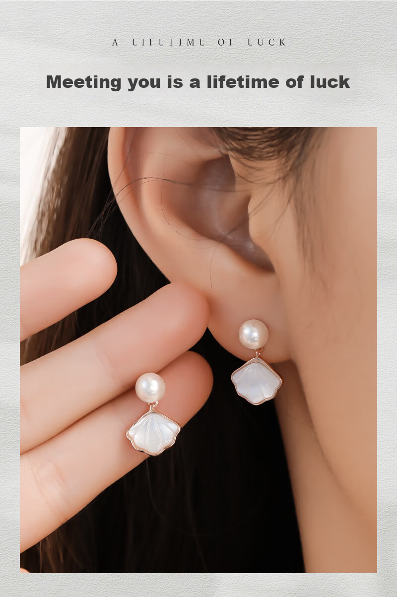 MANHE S925 Silver Stud Earrings for Women, Practical Birthday Valentine's Day Gift for Girlfriend 5