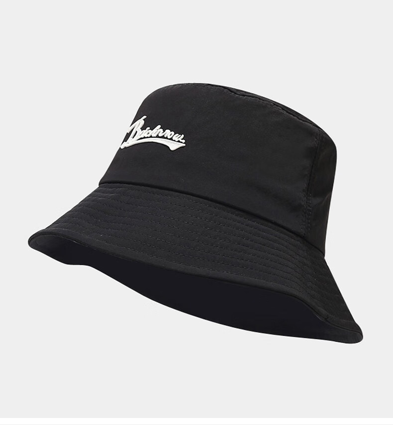 GLO-STORY Sun Hat, Korean Style Unisex Bucket Hat, Retro Versatile Fisherman Hat, MMZ814102, Black Lettering 7