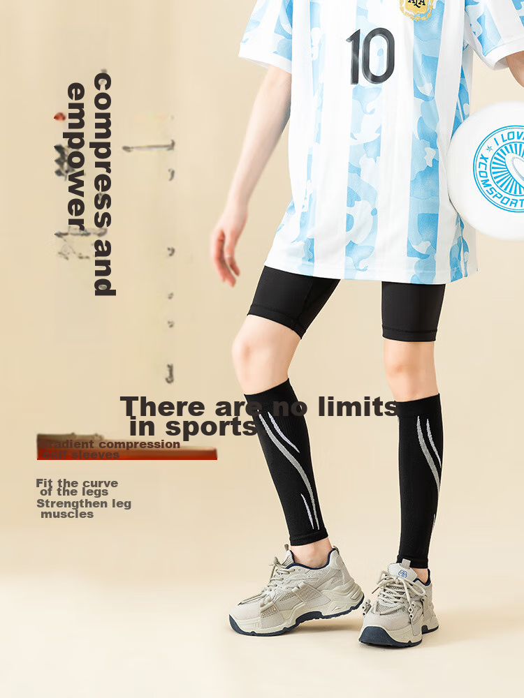 TEEIS Calf Sleeves, Leg Guards for Basketball And Running, Sports Leg Warmers, Size M 1