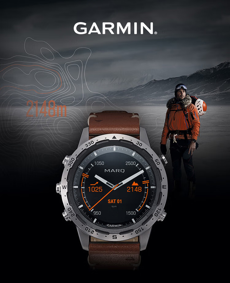 GARMIN MARQ2 Commander Gen 2 Carbon Fiber High-End Business Smartwatch, Intelligent Sports Watch 1