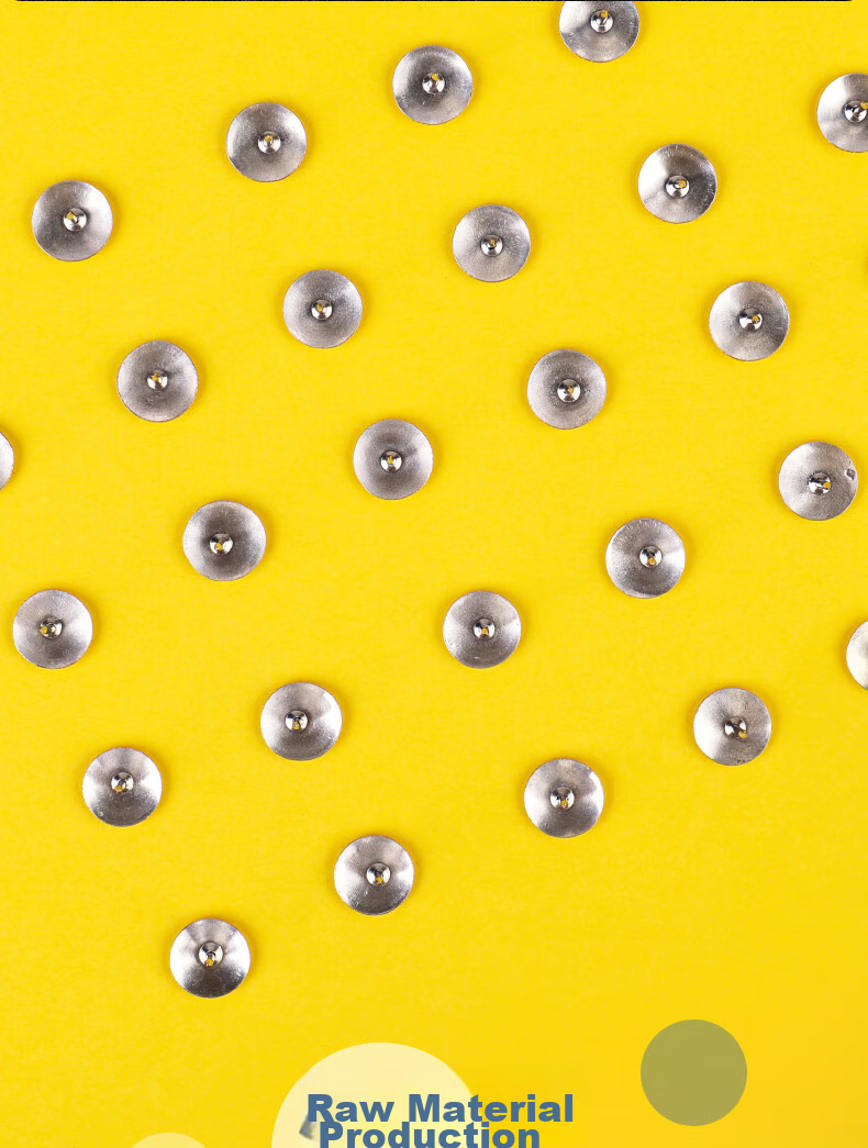 DiLe Premium Series Metal Pushpins, Round Drawing Pins, Cork Board Tacks, Large Head Nails, Wall Nails, Office Supplies, Pushpins 300 Pieces/tube 2220 6