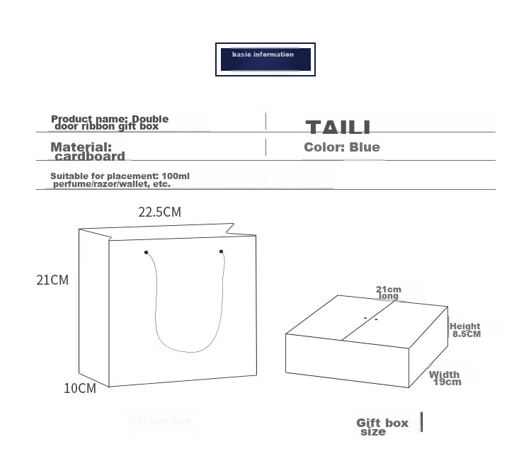 TaTanice Gift Box, Empty Box for Holiday Gifts, Confession, Birthday Present Packaging, Metal Handle, Gree 5