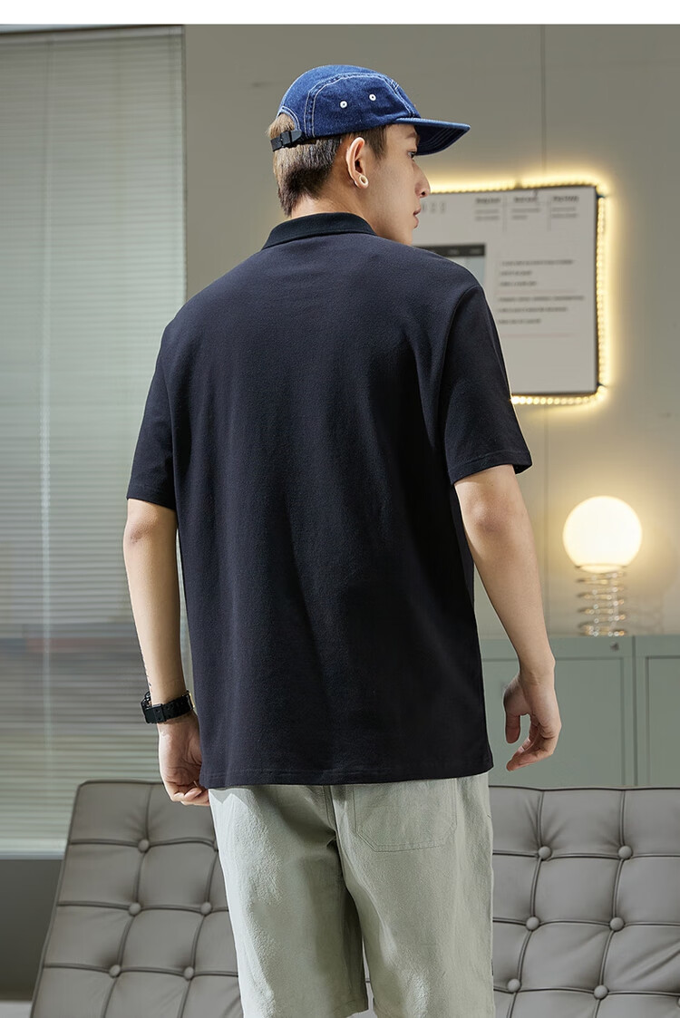 TonLion 2026 Autumn And Winter Men's Polo Shirt, Short Sleeves, Left Chest Embroidery, Small Details 21