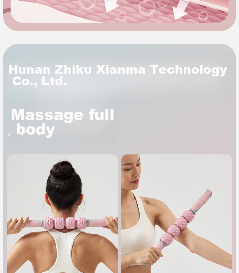 Yottoy Massage Roller with Wolf Tooth Design for Deep Muscle Fascia Relaxation, Full Body Pain Relief Massage Device 11