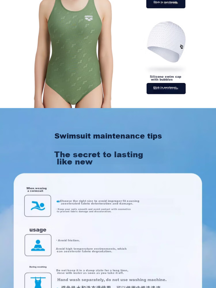 Arena One-Piece Sleeveless Triangle Swimsuit for Women, Chlorine-Resistant, Slimming, Elastic, Comfortable Fabric, Professional Athletic Swimwear 14