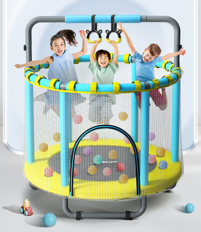 XTEP Trampoline for Children And Adults, Indoor Single Bar Bouncy Jumping Device, Exercise Equipment for Ages 3-10, Home Use 6