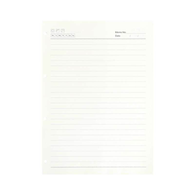 Faramon [Lowest Price Online] Loose-Leaf Refill Notebook Compatible with 4-Hole A4, 80 Sheets of Thick Lined Refill Paper, A4-Lined Inner Pages