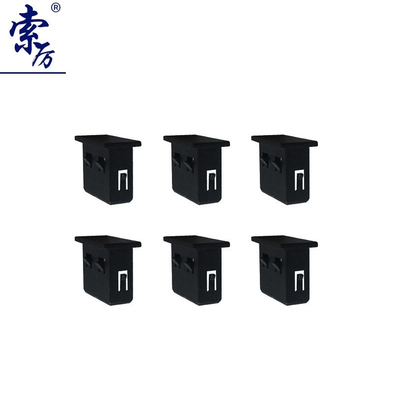 Suoli USB Port Dust Plug USB Safety Cap USB Disposable Seal USB Dust Cover Hard Plastic Drawer Design Black 10-Pack 20050