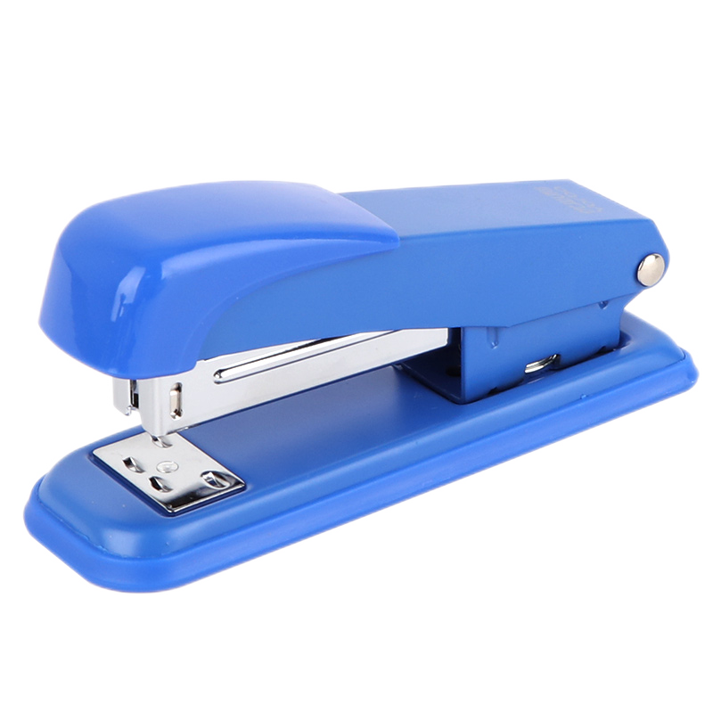 Youbili Labor-Saving Stapler, No. 12 Business Durable Stapler, Small Size Can Staple 20 Pages, 4301 Blue