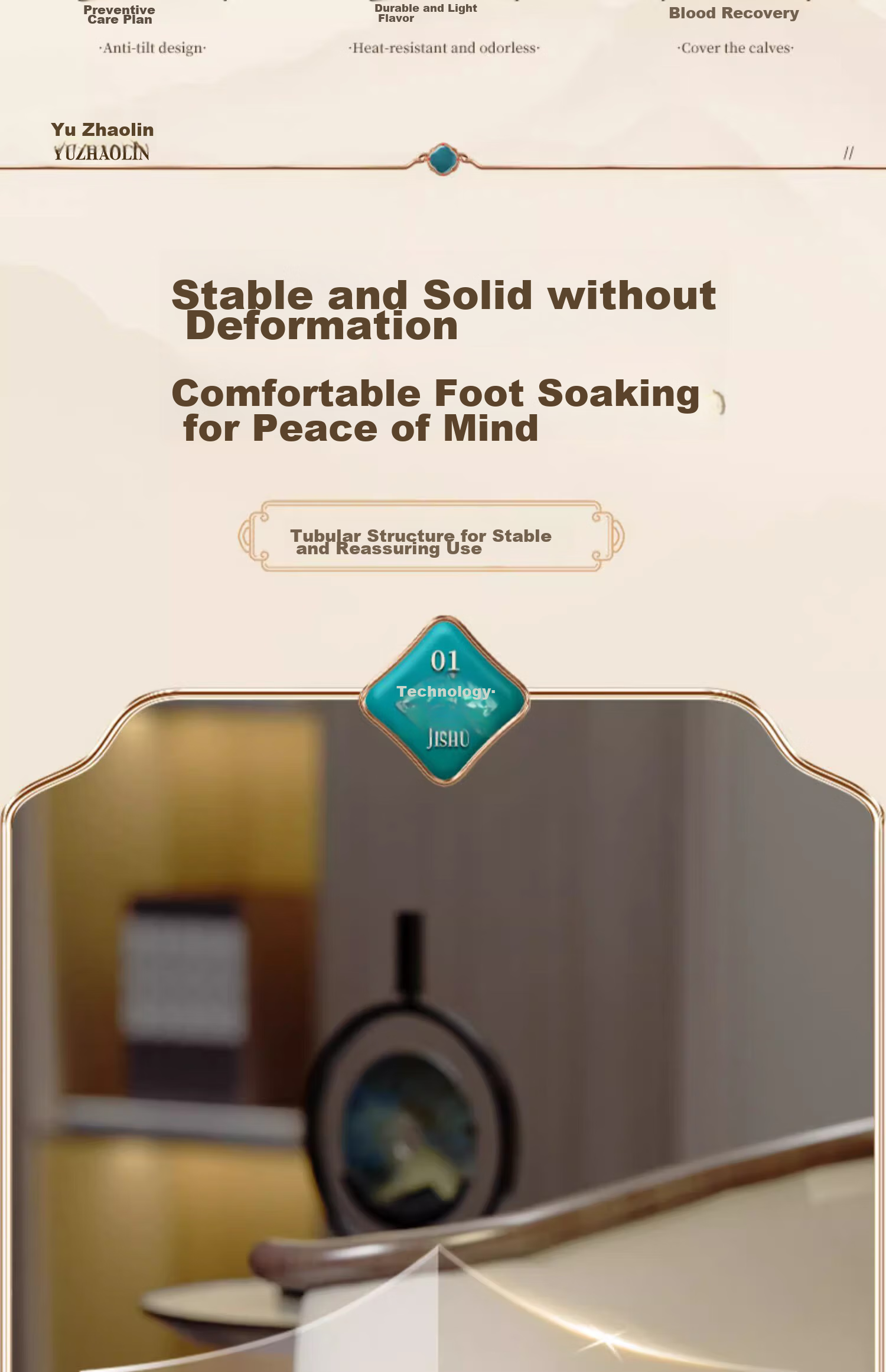 YUZHAOLIN Foldable Foot Soaking Bucket, Foldable Foot Soaking Bag, Insulated Over-Knee Foot Washing Basin, Portable Foot Washing Bucket, Foot Soaking Basin for Childre 7