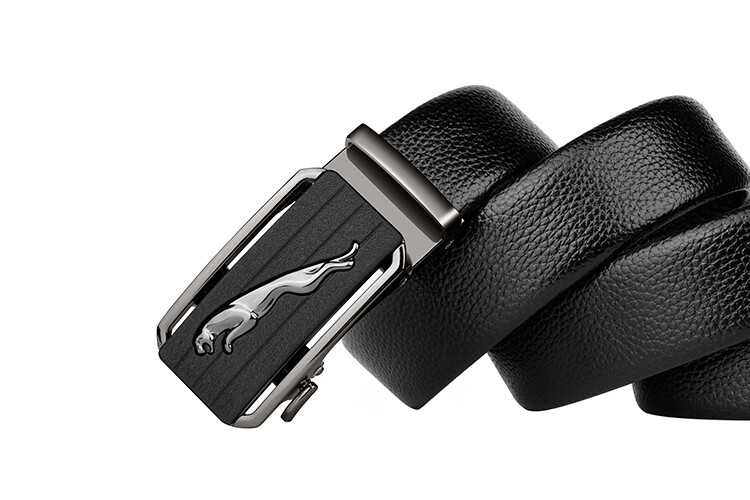 HALFEEL Men's Belt with Automatic Buckle, Durable Leather Waistband, Korean Style Casual Business Belt for Young And Middle-Aged Men, Military Training And Father's Day Gift 10