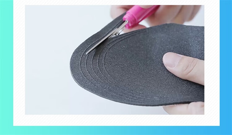 Eleft 4D Sponge Support Walking Shoe Insoles, Breathable, Sweat-Absorbing, Massage, Women's Style 11