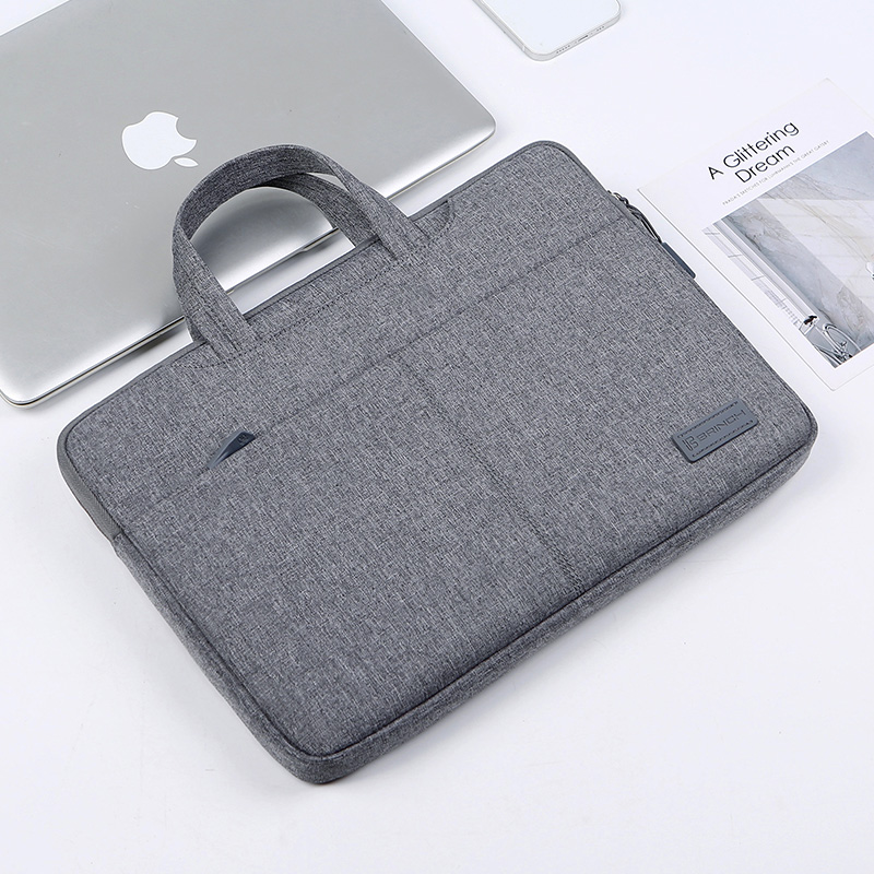 BRINCH Laptop Bag for 12/13.3-Inch Thin And Light Large Capacity, Suitable for Xiaomi Huawei Business Handheld Laptop Bag
