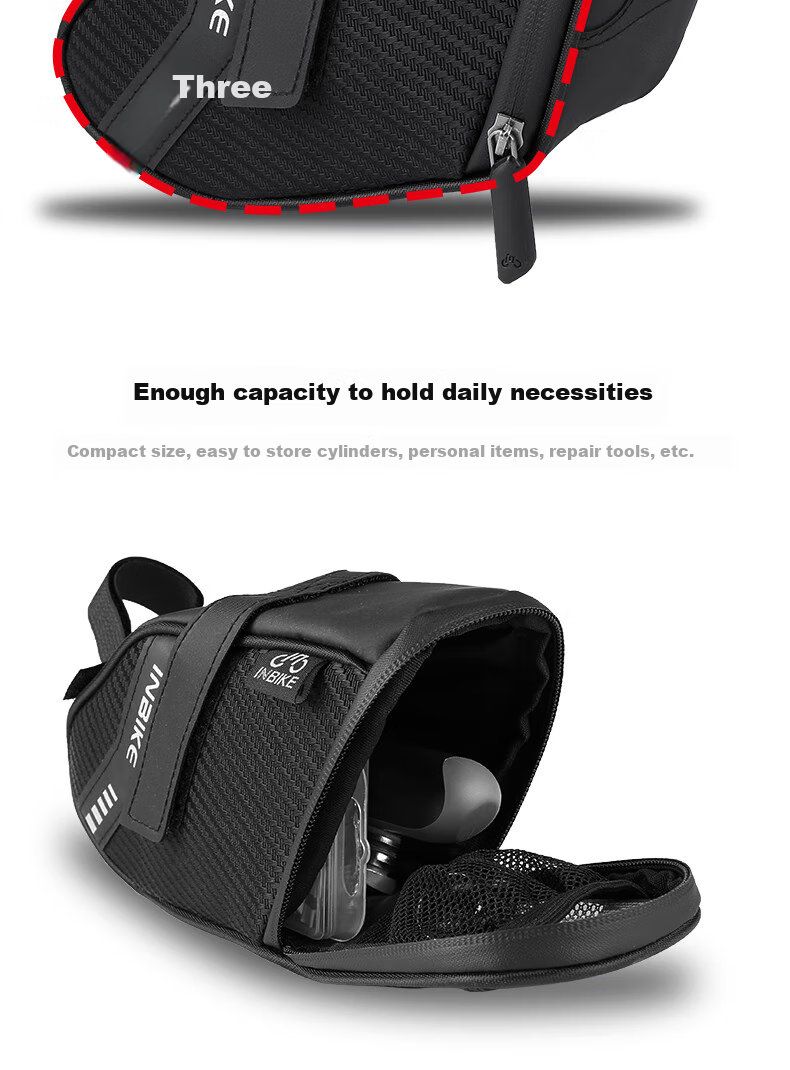 INBIKE Waterproof Bicycle Seat Cover, Tail Bag, Cushion, Mountain Bike, Road Bike, Cycling Bag, Bicycle Saddle Tail Pocket Equipment 5