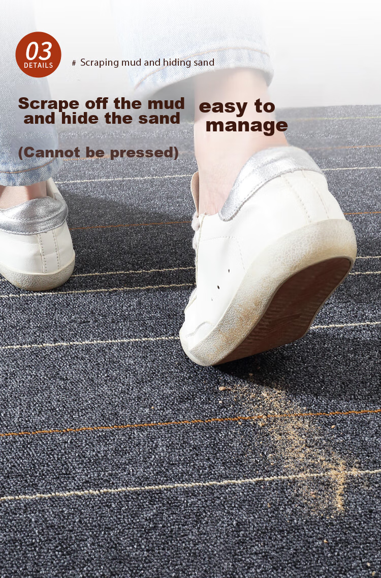 Boneng Commercial Office Carpet, Hotel Conference Room High-End Specialized Square Tile Splicing Carpet, Large Area, 36 Pieces Per Set 6