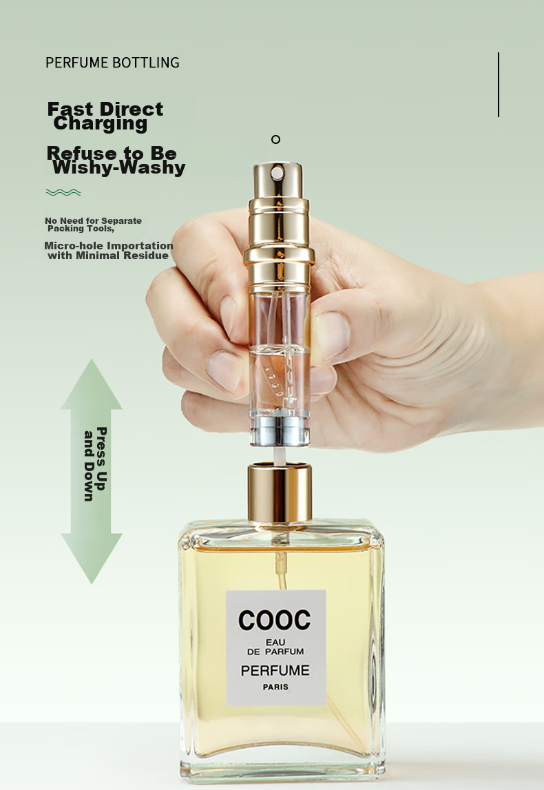 Siwangongli Perfume Refillable Bottle, Bottom Filled with High-End Travel Portable Mini Perfume Spray Bottle, Empty Bottle SW7369 Cherry Blossom Pink 6