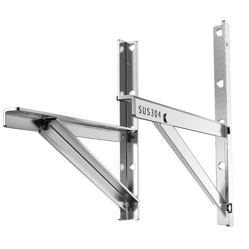 Jinying Thickened 1-1.5 HP 304 Stainless Steel Air Conditioner Outdoor Unit Bracket, Suitable for Haier, Kelon, TCL, Xiaomi, Gree, Midea, Hisense Brands, Universal High Load-Bearing