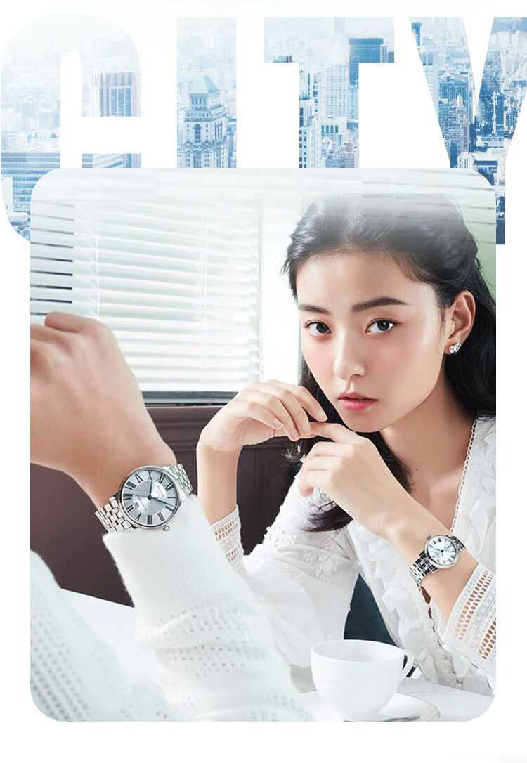 TISSOT Watch, Carson Zhenwo Series Women's Watch, Swiss Quartz Ladies Leather Strap Wristwatch, Business Watch, Birthday Gift 9