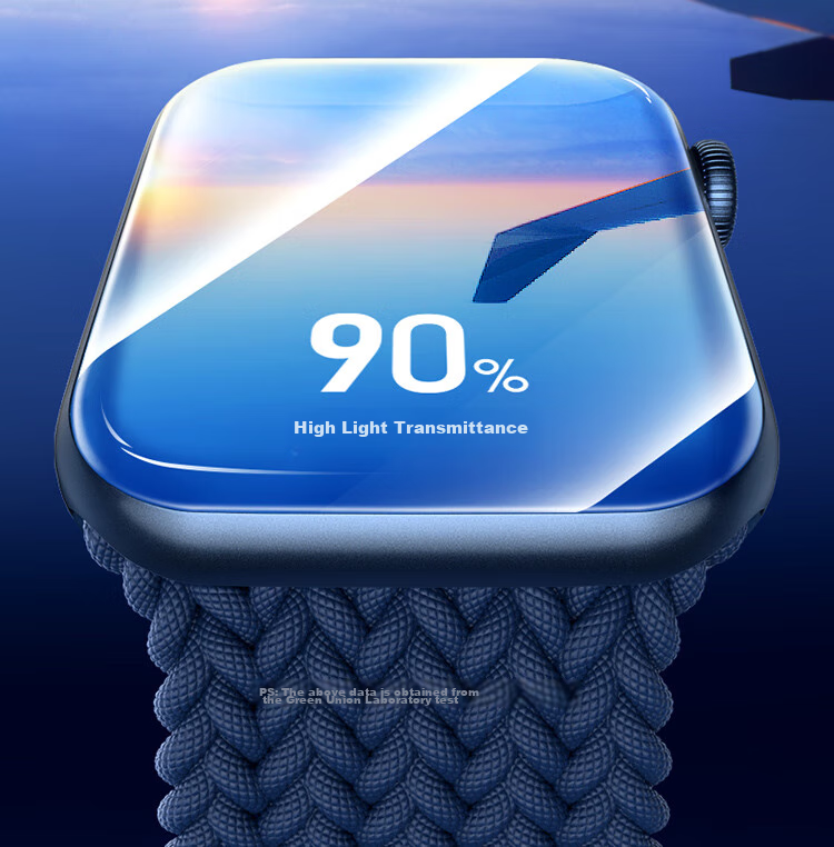 UGREEN Compatible with Apple Watch Screen Protector for SE3/SE2/S9/S8, Universal Fit for Apple IWatch 7/6/5/4, Protective Film for 45/44mm, Anti-Scratch, Anti-Fingerprint, Hydrogel Soft Film, Not Tempered Glass 15