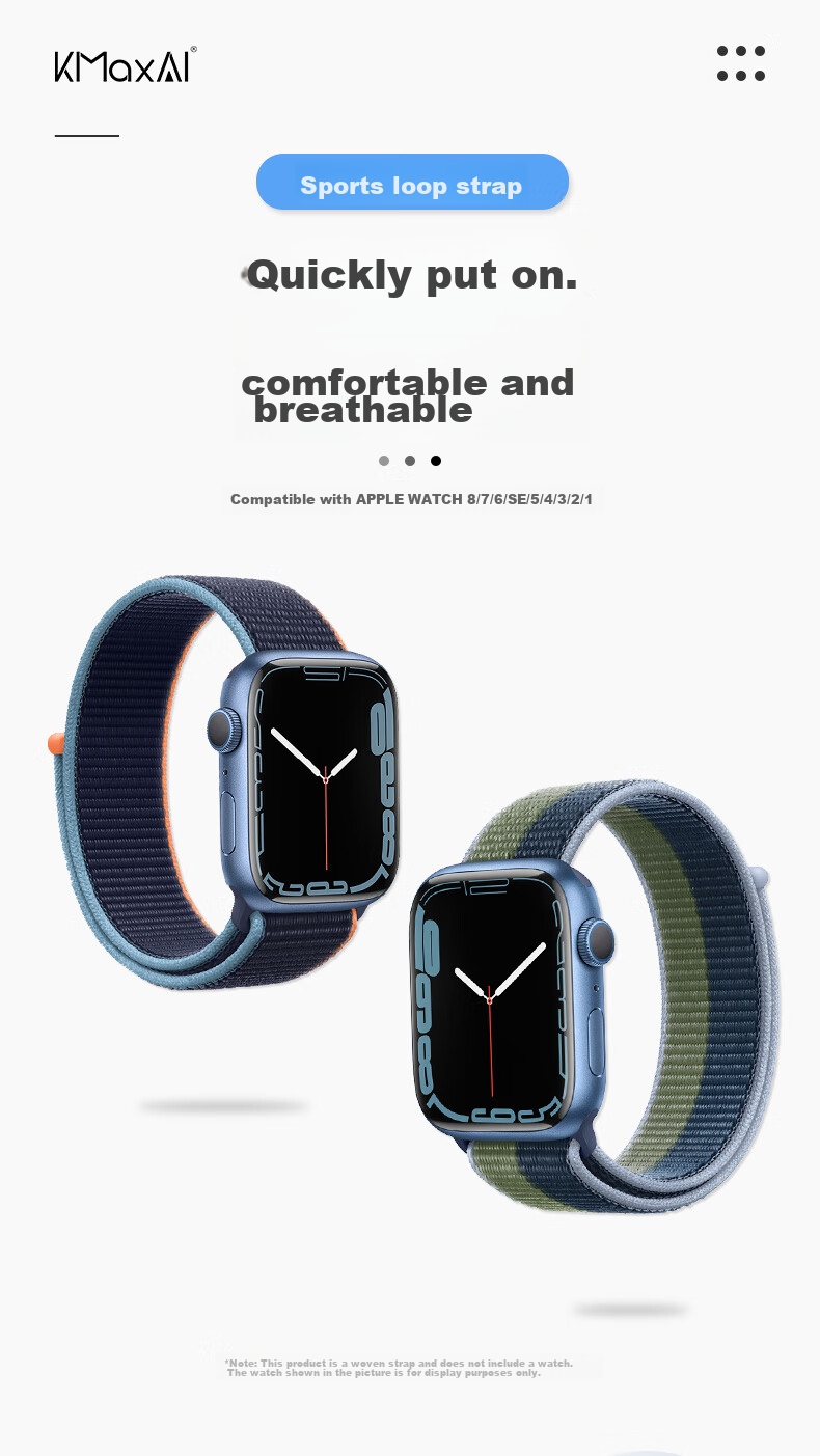 KMaxAI Compatible Milanese Loop Band for Apple Watch S12/Ultra4, Stainless Steel Magnetic Watchband for Apple Watch SE, Metal Strap for IWatch S11 Series, Black 1