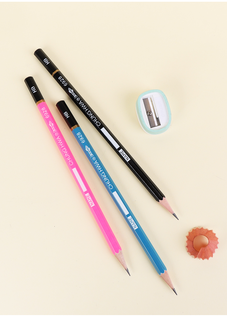 Zhonghua [Back to School Essential] Zhonghua Hexagonal HB Student Pencils for Office Writing, Pack of 12, Model 6928 9