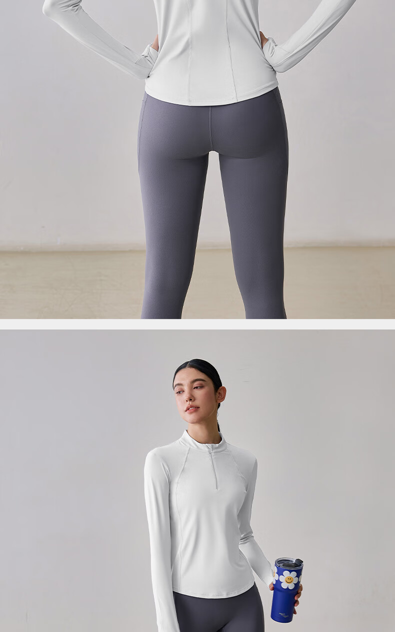 Gigt Yoga Top for Women, Long Sleeve, Breathable, Quick-Drying, Lightweight Running Sports T-Shirt, Fitness Wear 17
