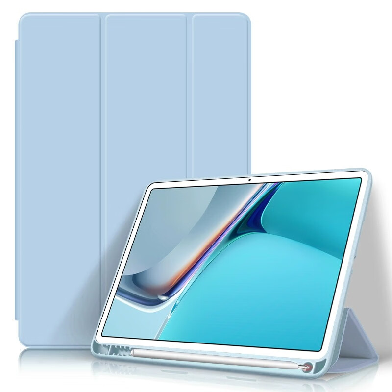 RBP IPad 9/8/7 Protective Case with Pencil Holder, 10.2-Inch Universal 2022/2021 Protective Cover, Apple Tablet Full Protection Shockproof Soft Case 12