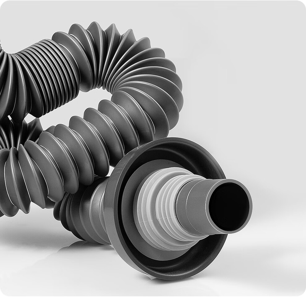 Haili Sink Drain Pipe, Anti-Odor Basin Drain, Flexible Hose Wall Drainage Pipe, ABS Material, 73318Q 28