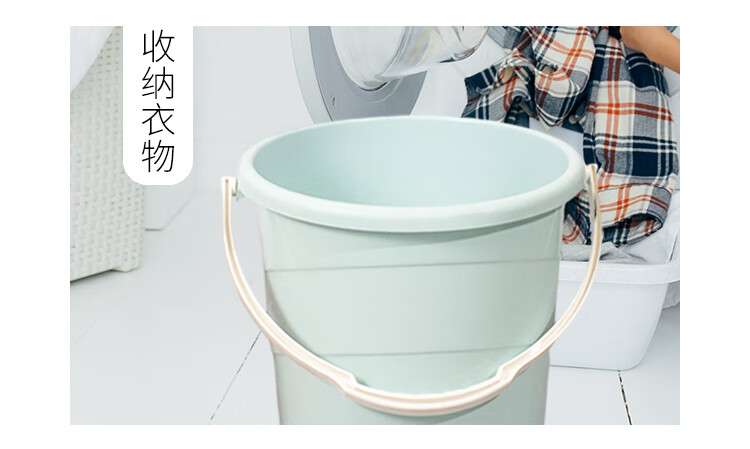 Fuaijia Thick Water Bucket, Approximately 24L Large Capacity, Heavy-Duty Carrying Bucket for Washing Clothes And Bathing, Mop Bucket, Car Wash Bucket, Foot Soaking And Washing Bucket 2