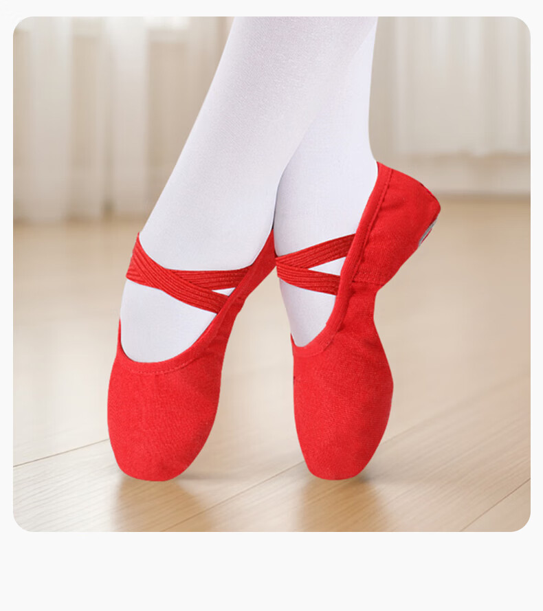Zhiyouban Adult Dance Shoes, Ballet Professional Practice Shoes for Women, Soft Sole, Slip-On, Children's Dance Shoes for Men, Black Body-Shaping Cat Paw Shoes 17