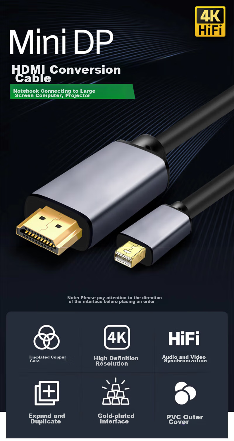Beishanque Active DP to VGA Converter Cable Male to Male, HD Adapter Cable for Laptops And Desktops to Connect TV, Monitor, Projector, 1.8 Meters, BSQ-ZD036 1